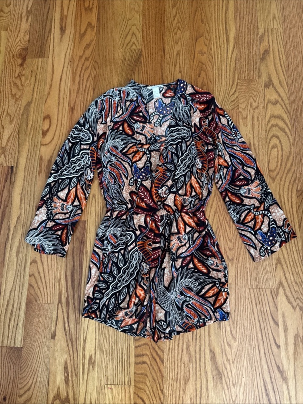 H&M jungle print beach romper, “farm rio” inspired!!!
